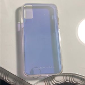 Brand new never used iPhone X iridescent case